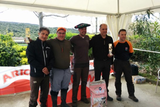 Luis Corada, campeón de Alava de San Huberto
