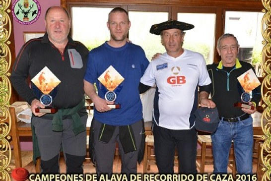 Juan Gardeazabal, campeón de Álava de recorridos de caza