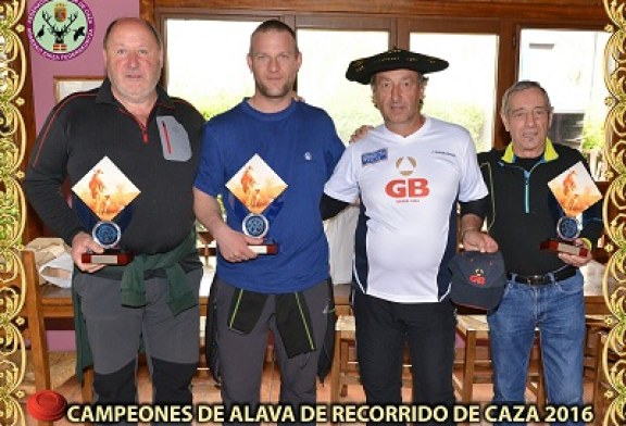 Juan Gardeazabal, campeón de Álava de recorridos de caza