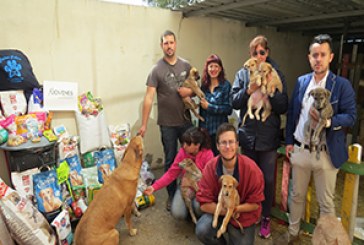 ???Jóvenes por la caza??? finaliza con gran éxito su campaña benéfica solidaria por los perros abandonados