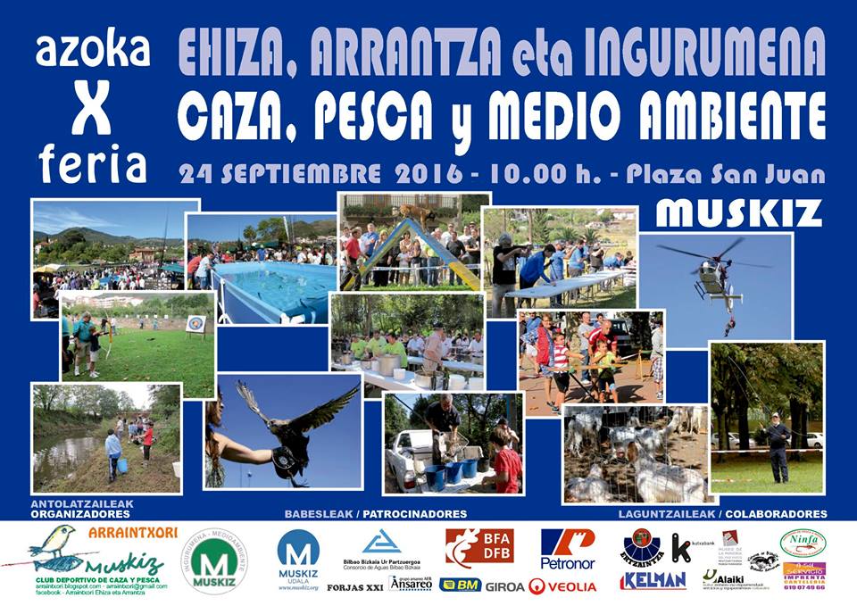 La Feria de Caza, Pesca y Medio Ambiente de Muskiz cumple su X aniversario