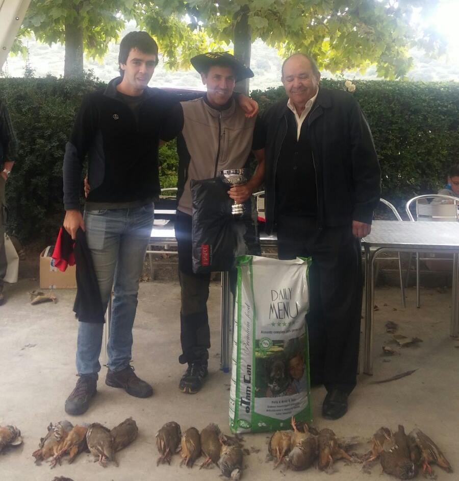 Jose Luis Toledotxiki, Campeón de Euskadi de Caza Menor con Perro