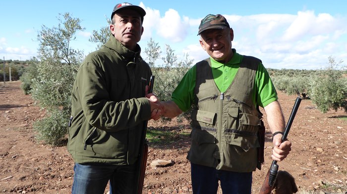 Florentino Parreño campeón de Castilla La Mancha de Caza Menor con Perro