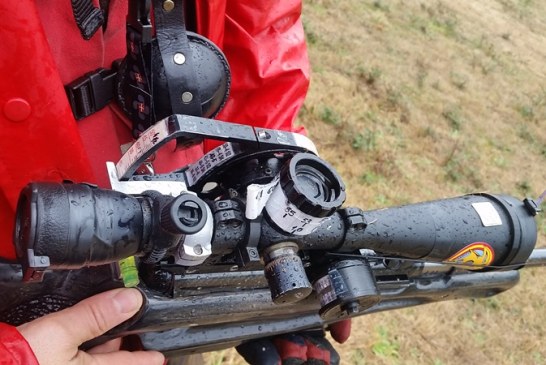 El viento y la lluvia ponen a prueba a los competidores de Field Target de Euskadi