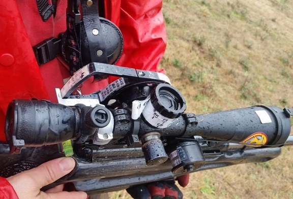 El viento y la lluvia ponen a prueba a los competidores de Field Target de Euskadi