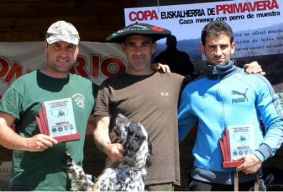 Éxito de la «I Copa de Euskalherria de caza menor con perro» celebrada en Arriola (Alava)