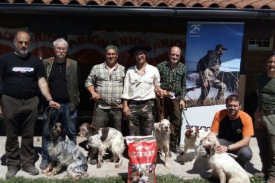 Julián Pérez campeón de Alava de caza San Huberto