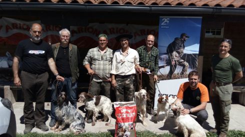 Julián Pérez campeón de Alava de caza San Huberto