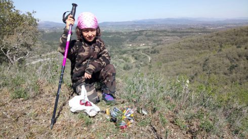 4000 kg de basura recogidos en los montes  por cazadores