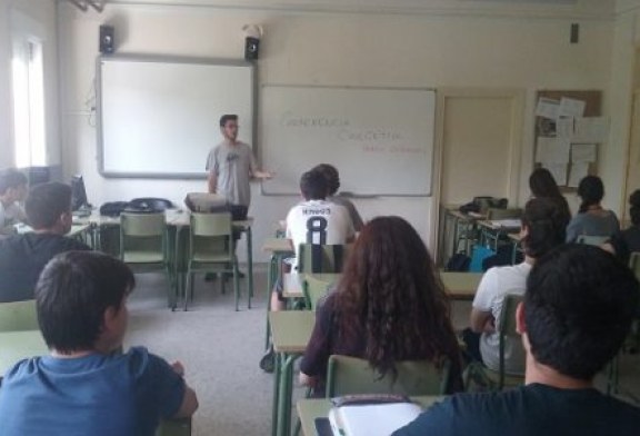 Conferencia cinegética de Jóvenes por la caza en IES de San Sebastián de los Reyes