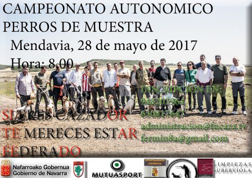 El próximo domingo en Mendavia – Campeonato de Navarra de Perros de Muestra