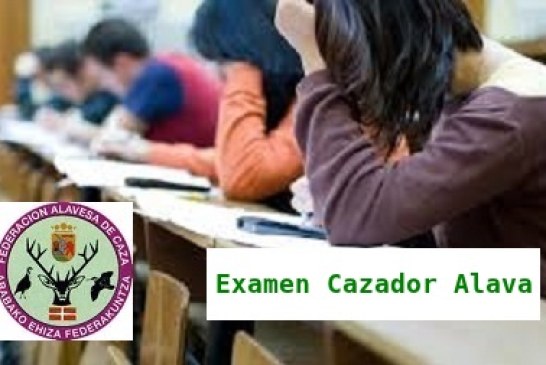 ALAVA. Cursos gratuitos examen cazador organizados por la Federación Alavesa de Caza