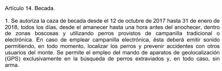 El Gobierno de Navarra plantea eliminar el uso de GPS para la caza de la becada y el campeo libre con perros de muestra durante el mes de febrero