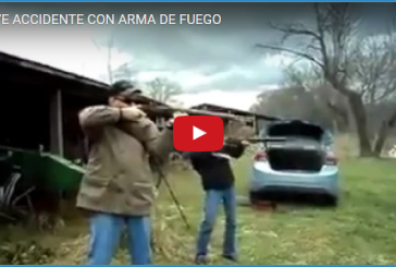 GRAVE ACCIDENTE CON ARMA DE FUEGO