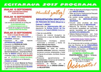 Bizkaia: 23 de septiembre Feria de caza, pesca y medio ambiente en Muskiz