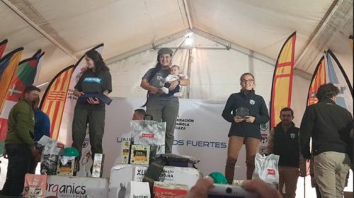 podio damas campeonato de España de caza menor con perro