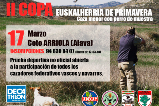 II Copa de Euskalherria de caza menor con perro