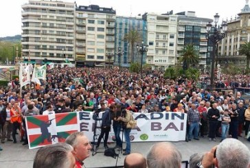 Donostia. 10.000 cazadores defienden la caza de los ataques animalistas y reivindican en la caza en Ulia  (+ galería de fotos y vídeo)