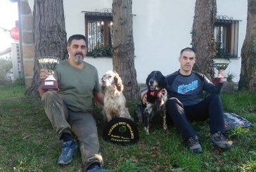 Campeonato de Euskadi de Caza de Becadas. Natxo Olabe CAMPEÓN