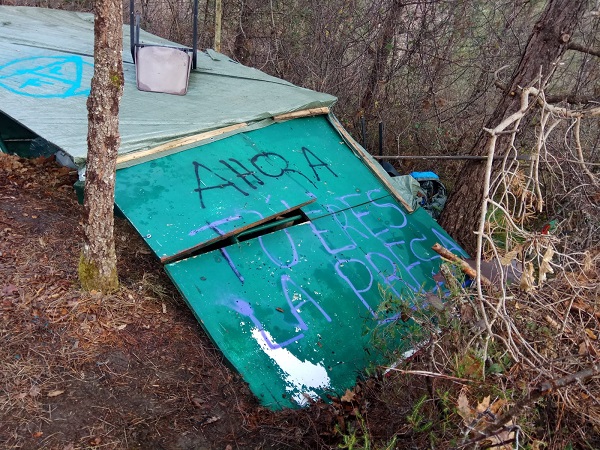 Sabotaje ecoterrorista en Álava (+ galería de fotos y vídeo)