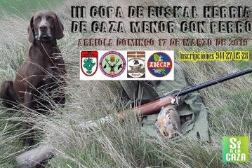 III Copa de Euskal Herria de caza menor con perro