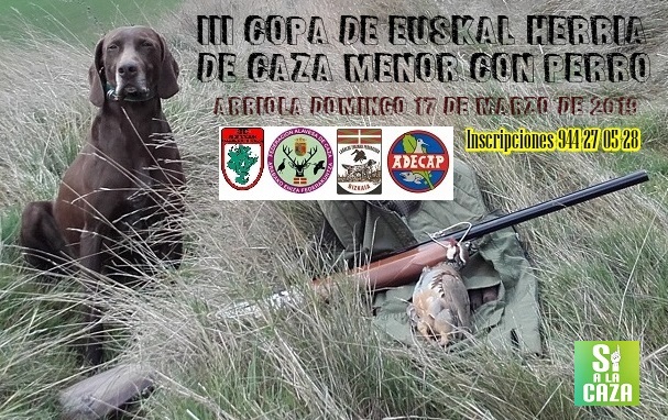 III Copa de Euskal Herria de caza menor con perro