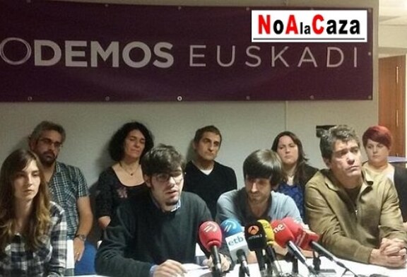 PODEMOS trabaja por una ley de protección animal que puede afectar a la caza en Euskadi
