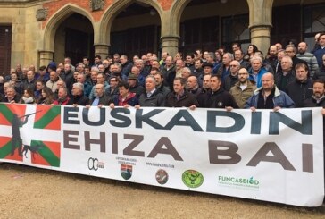 La Federación Gipuzkoana de Caza anuncia oficialmente la manifestación de cazadores de 5 de mayo