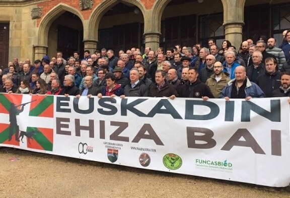 La Federación Gipuzkoana de Caza anuncia oficialmente la manifestación de cazadores de 5 de mayo