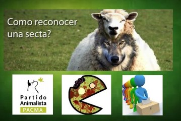 Desenmascarar a la secta animalista y a  PACMA