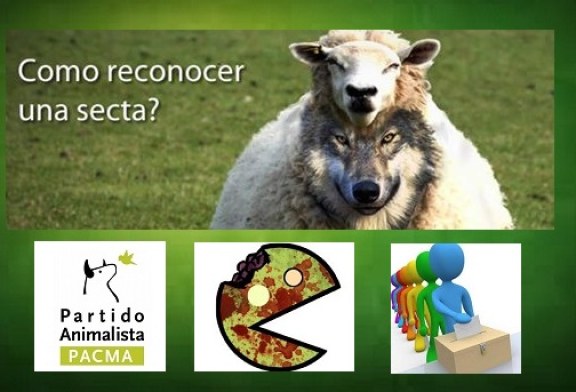 Desenmascarar a la secta animalista y a  PACMA