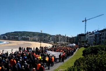 Más de 15.000 cazadores dan una lección de civismo y respeto en la manifestación de San Sebastián