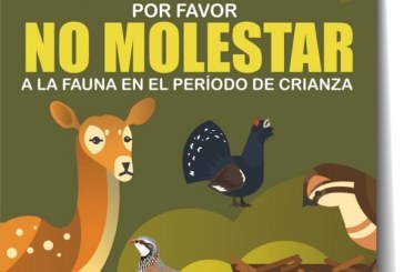 Artemisan alerta sobre el peligro de molestar a la fauna silvestre durante los períodos de cría