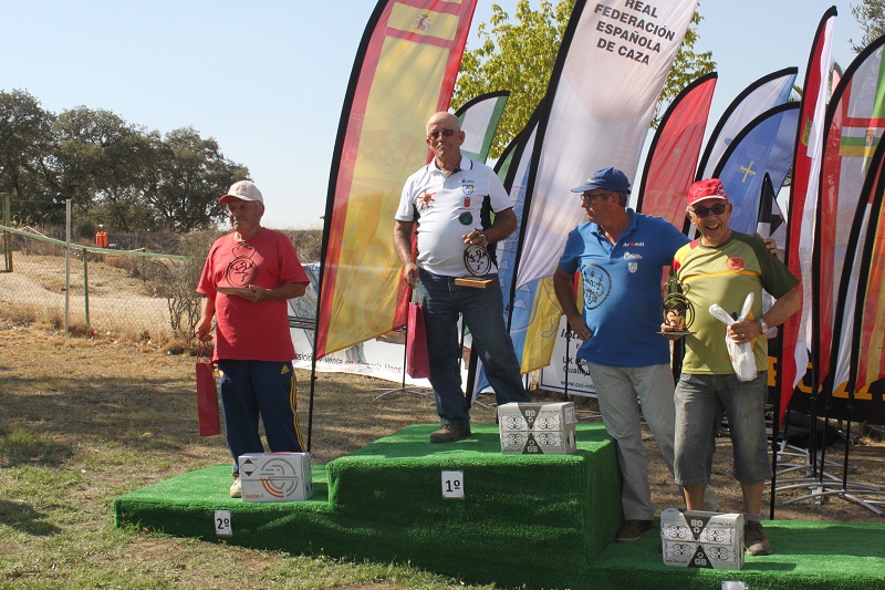 Campeones de España 2019 de Compak Sporting Senior