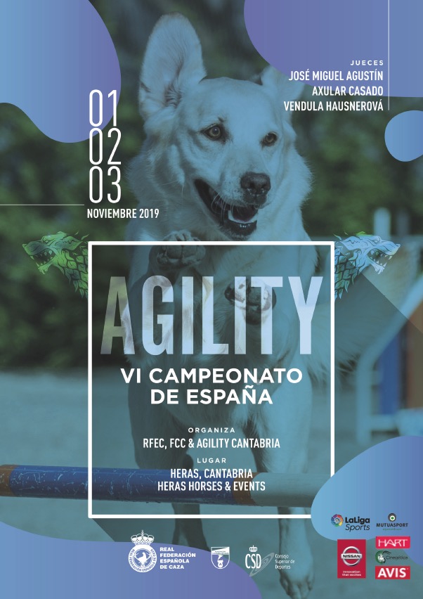 El Campeonato de España de Agility protagonizará la actividad deportiva de este fin de semana en Heras