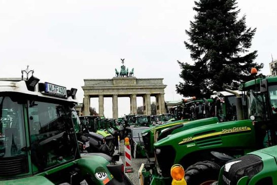 Movilizaciones de agricultores en Alemania, Francia y Holanda