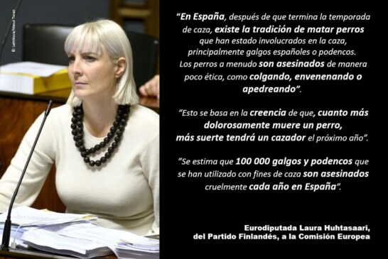 La RFEC exige explicaciones a la ED Laura Huhtasaari tras sus insultantes declaraciones contra los cazadores españoles