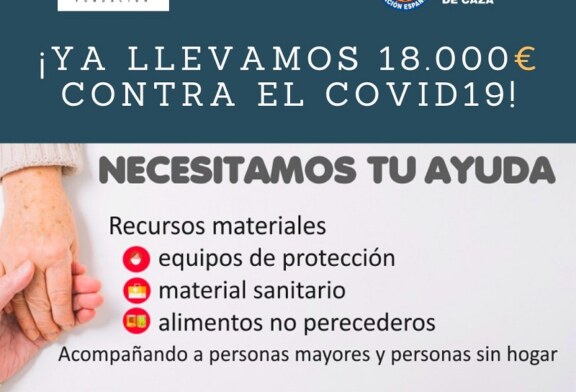 Las Federaciones de Caza y Artemisan donan 18.000 € para luchar contra el COVID-19