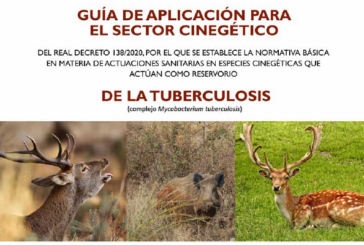 Publicada una guía de aplicación de la normativa básica de actuaciones sanitarias para el control de tuberculosis en especies cinegéticas