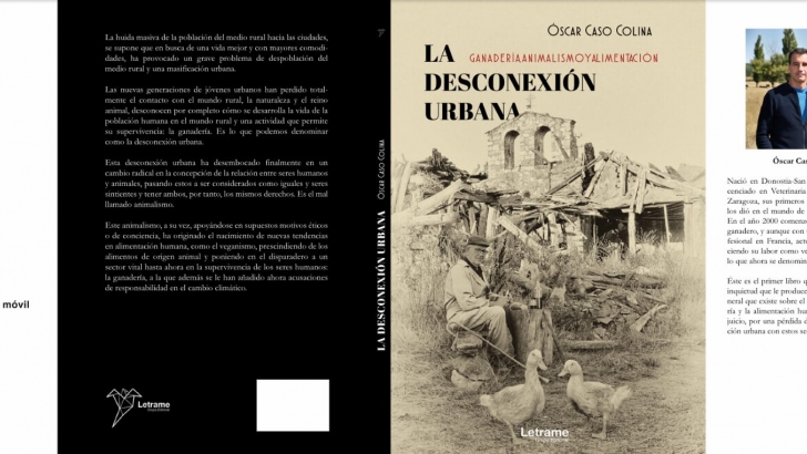 El veterinario Óscar Caso publica el libro “La desconexión urbana, ganadería, animalismo y alimentación”