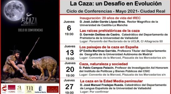 El IREC inicia un ciclo de conferencias asociadas a la exposición “La Caza: Un Desafío en Evolución”