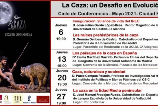 El IREC inicia un ciclo de conferencias asociadas a la exposición “La Caza: Un Desafío en Evolución”