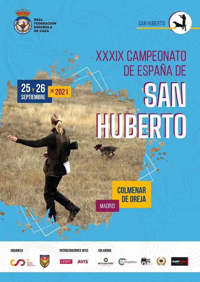 El XXXIX Campeonato de España de San Huberto se celebrará en Colmenar de Oreja