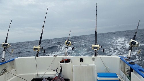 La pesca recreativa en una embarcación es mucho más segura que desde la costa