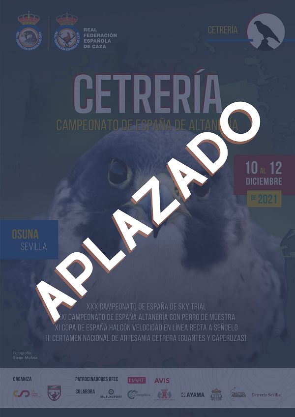 Aplazado el Campeonato de España de Altanería 2021