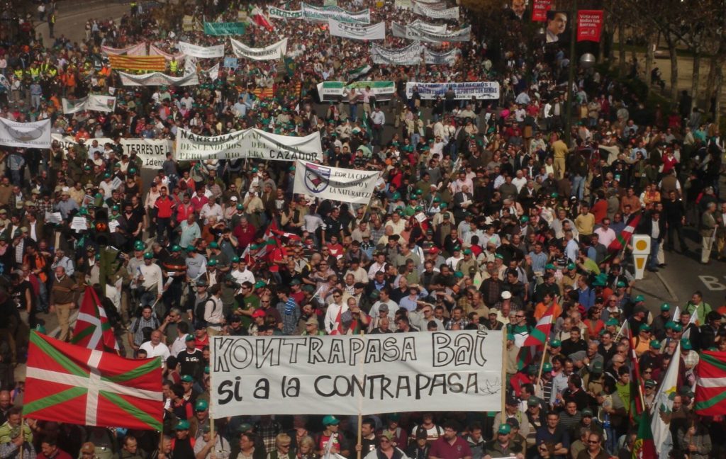 Las federaciones de caza de Euskadi secundan la manifestación del 20 de marzo