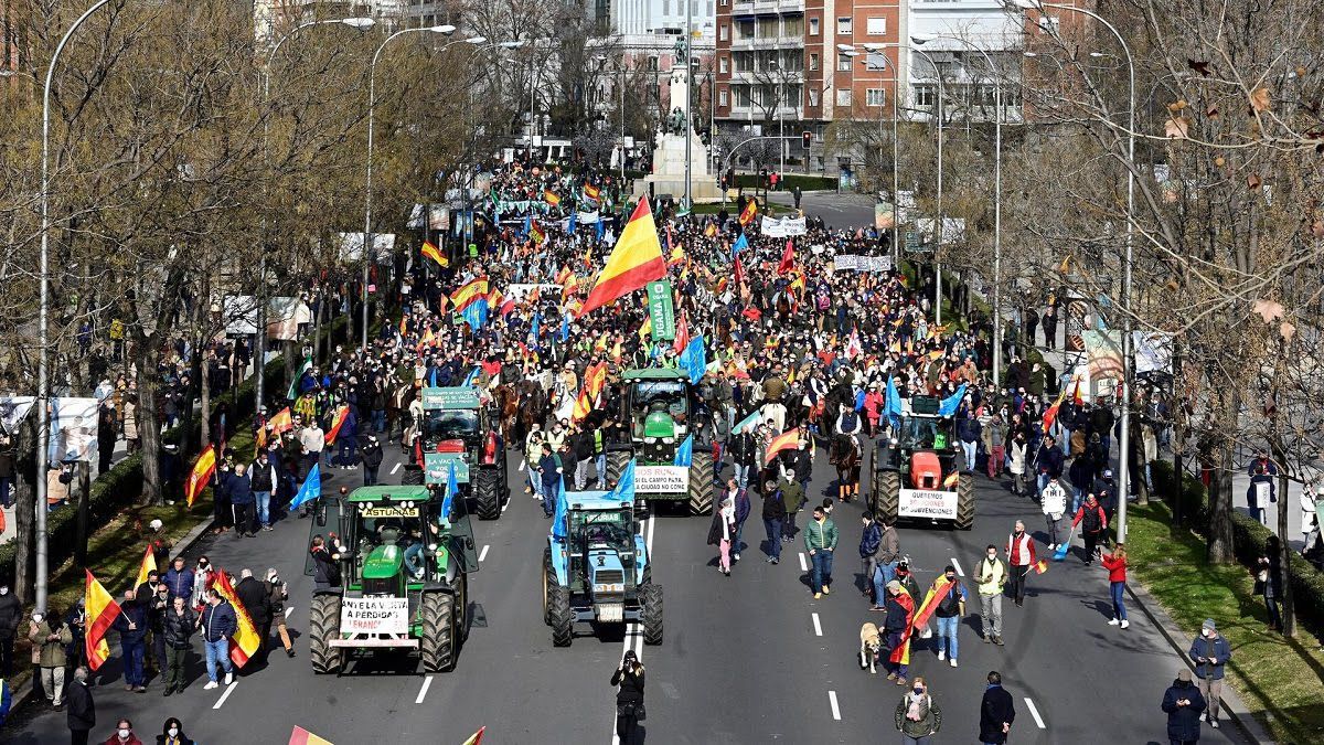 La Delegación del Gobierno de España irrita a los cazadores. «Solo 6000 personas en la manifestación de Madrid»