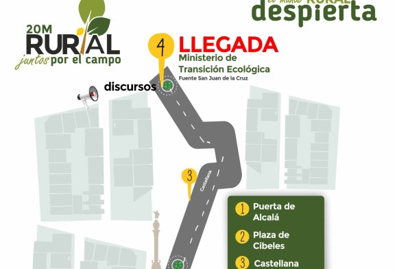 Cooperativas Agro-alimentarias se suman a la manifestación del 20 de marzo en defensa del mundo rural