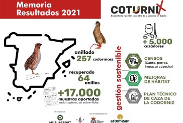 El Proyecto Coturnix recibe más de 17.000 muestras biológicas de codorniz