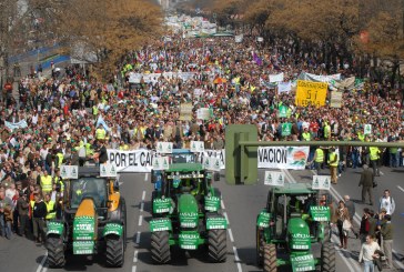 La manifestación en defensa de la caza y el rural prevé reunir a más de 200.000 personas